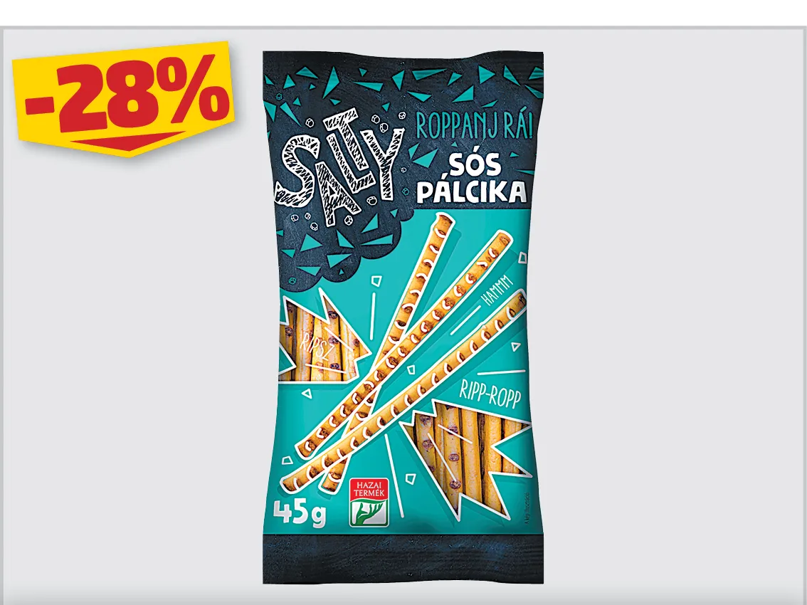 SALTY SÓSPÁLCIKA 45G, 139 Ft helyett 99 Ft