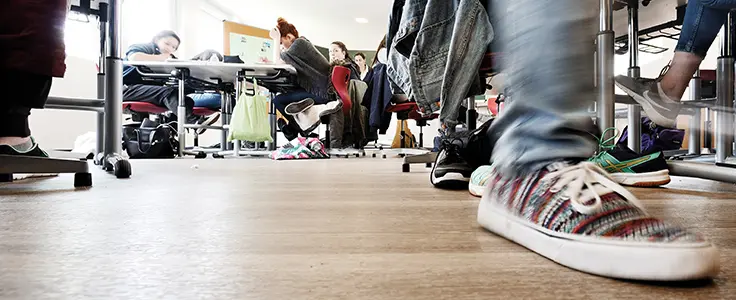 Lebhaftes Treiben in der Klasse Lebhaftes Treiben in der Klasse