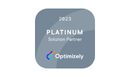 Logo: 2023 Platinum Optimizely Solution Partner Badge