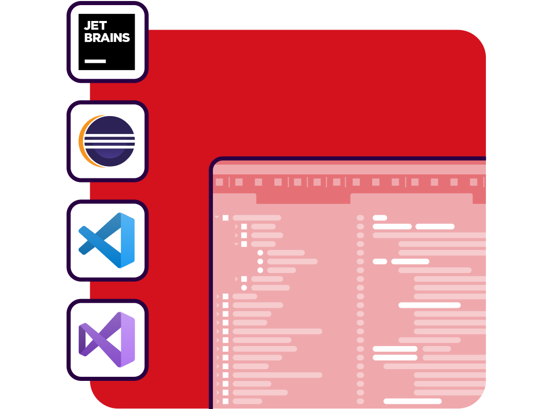 sonar working with jetbrains, eclipse, vs and vs code