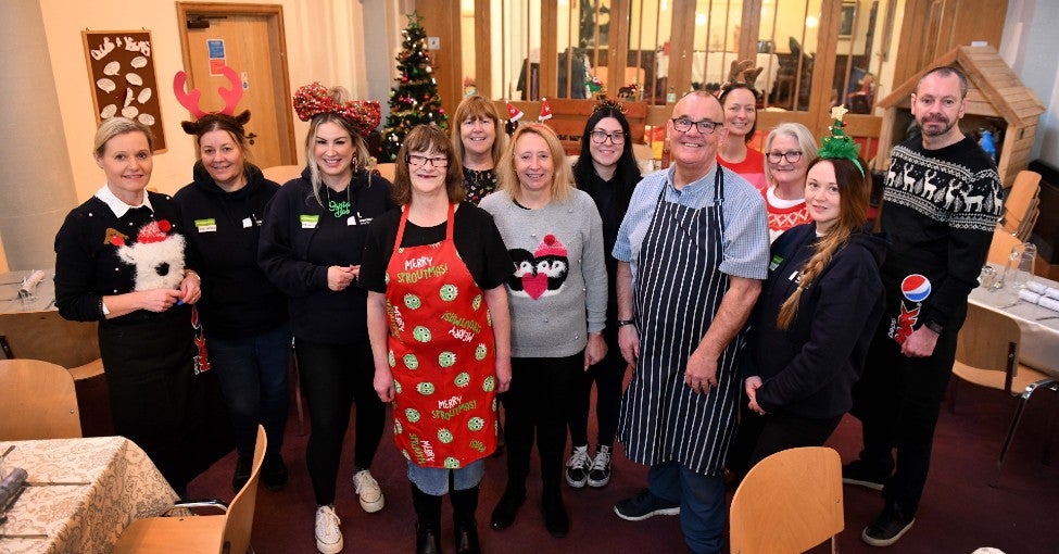 Newcastle Building Society volunteers at St Paul's Community Partnership.