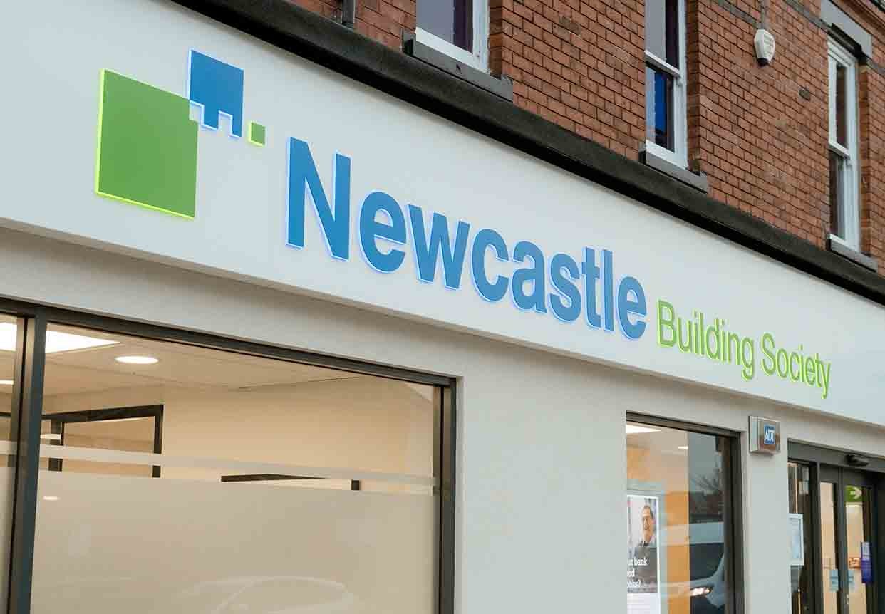 A Newcastle Building Society branch.