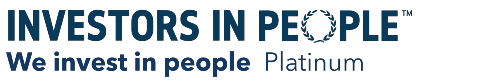 Investors in People Platinum logo: We invest in people