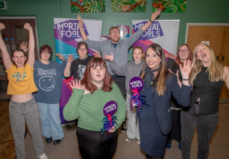 A group of people posing for a photo.