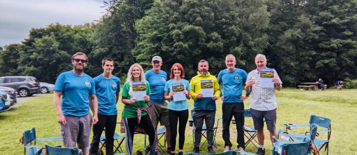 A group of colleagues taking part in the Big Smile Walk 2021.