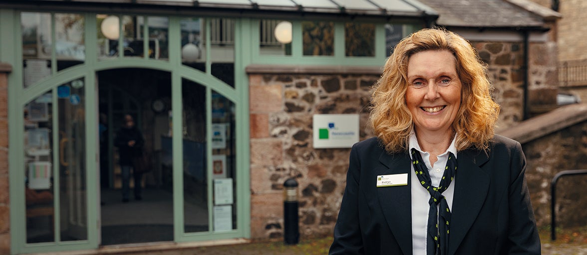 Siobhan Younger, Newcastle Building Society Branch Manager, Wooler