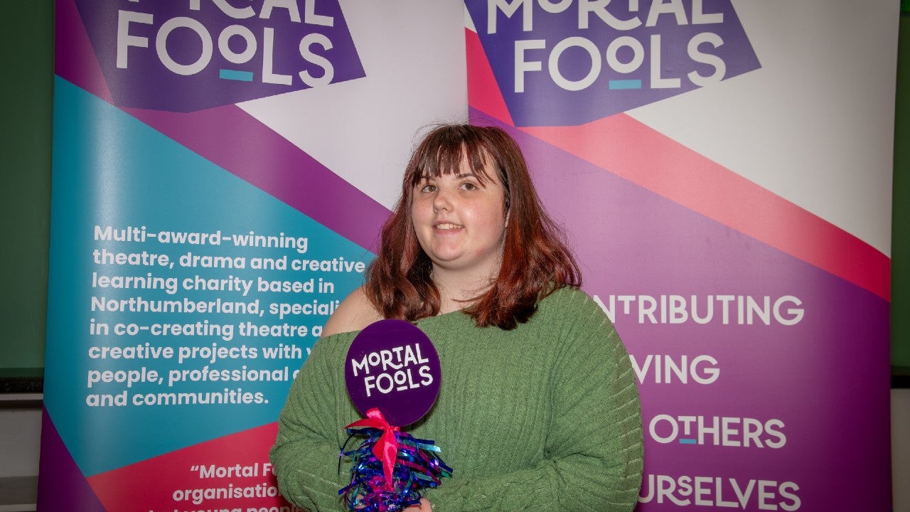 A service user of the charity Mortal Fools.