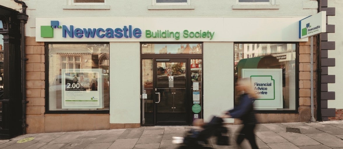 Newcastle Building Society Darlington Branch exterior