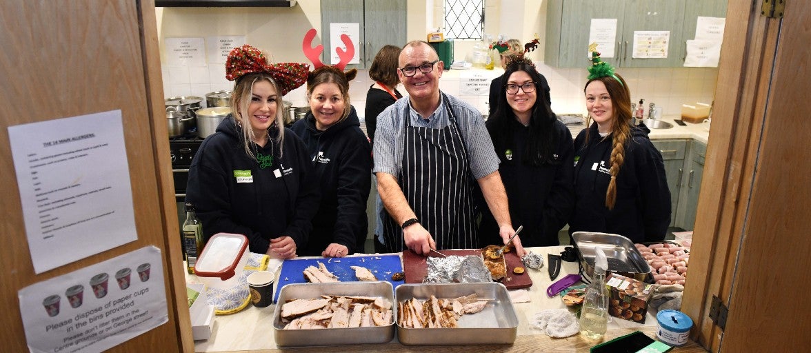 Newcastle Building Society volunteers at St Paul's Community Partnership.