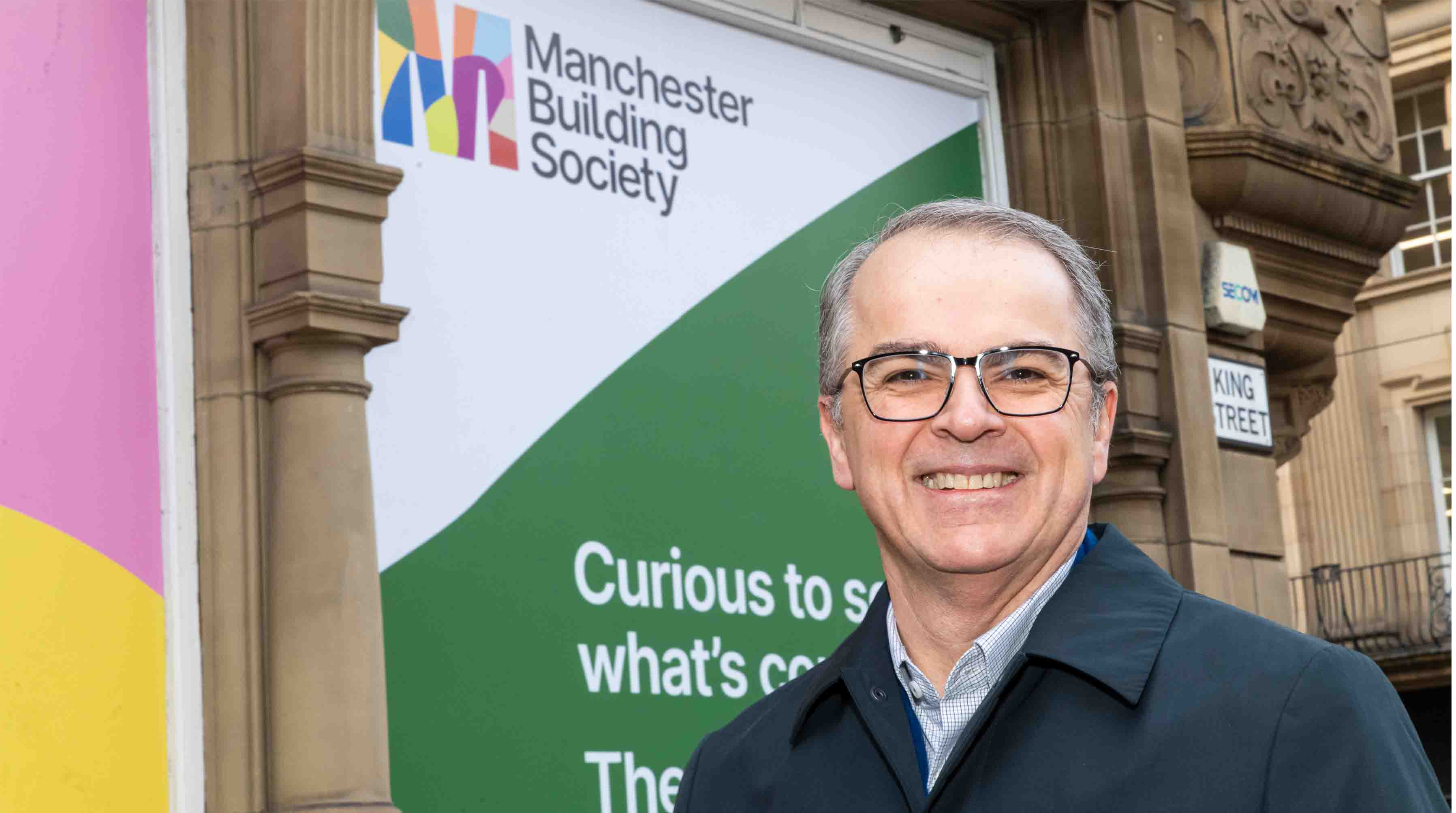 Andrew Haigh stood in front of the King Street branch