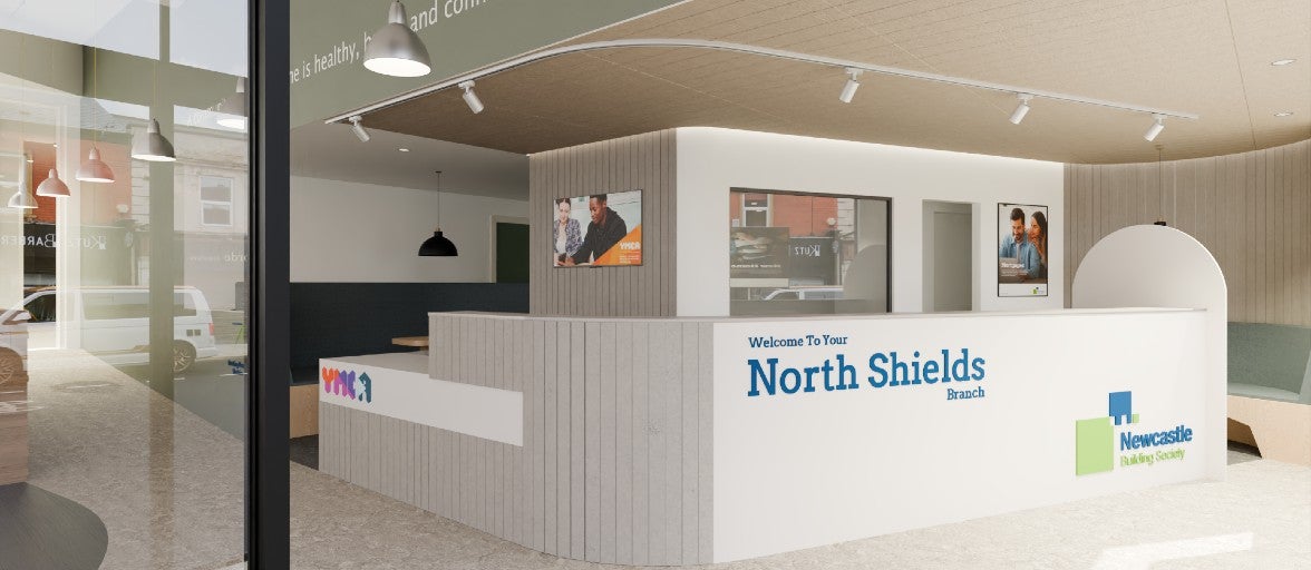 A CGI of what our brand new North Shields branch in the YMCA North Tyneside community building will look like.