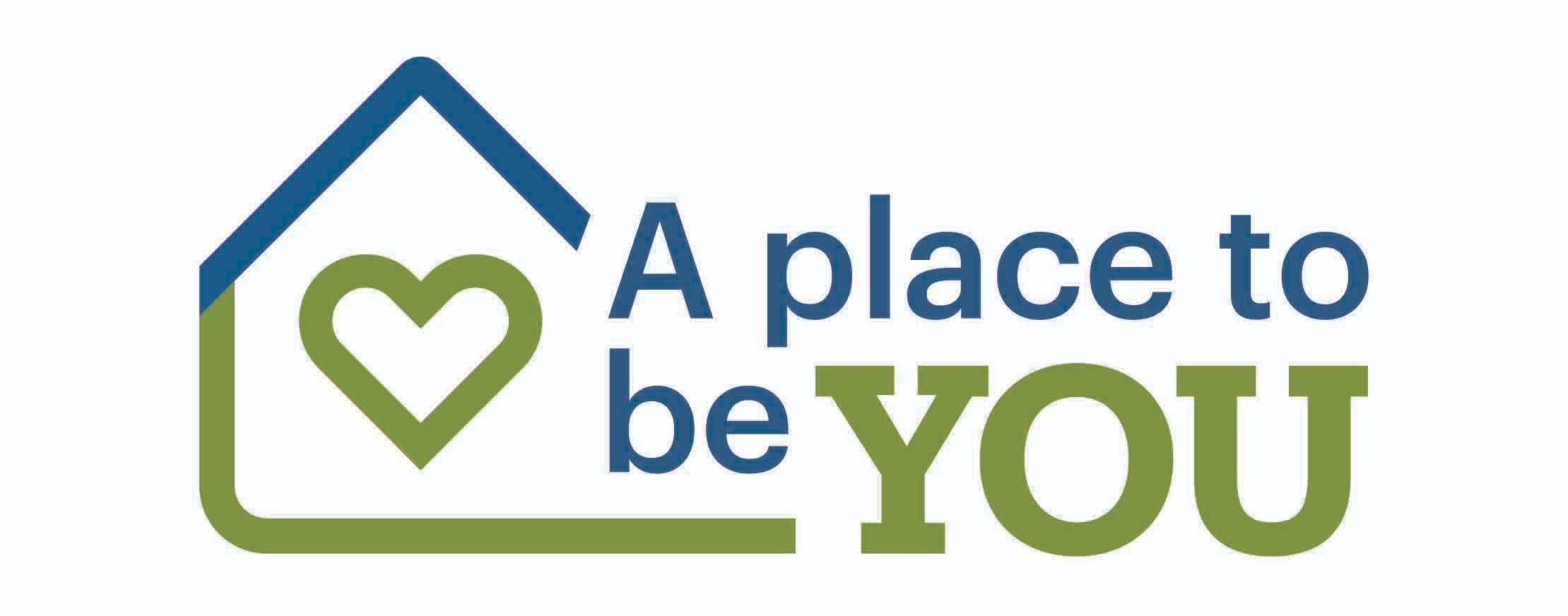 Newcastle Building Society, a place to be you logo. With a heart in the centre of a house and the words 'A Place to be You' to the right. 