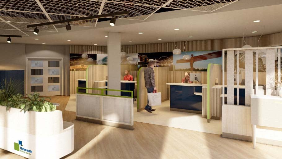 An artists impression of what the inside of the new Monument branch will look like. 