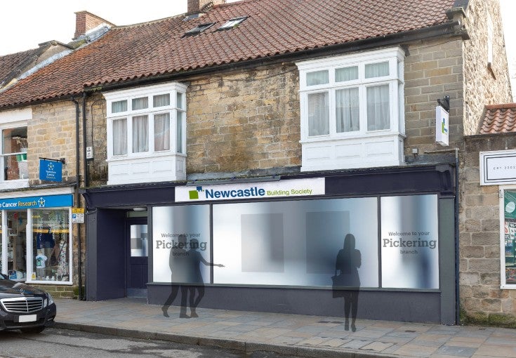 A CGI image of what the exterior of the Newcastle Building Society Pickering branch might look like.