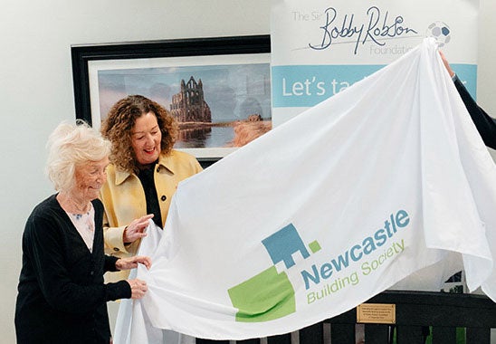 Sir Bobby Robson Foundation bench unveiling. 