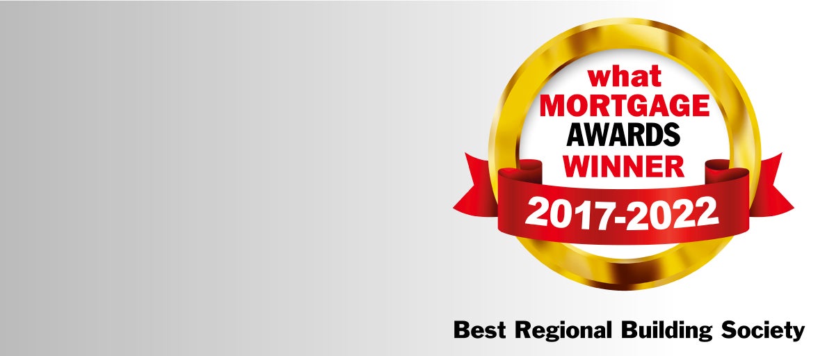 What Mortgage Awards winner of Best Regional Building Society 2017 to 2022.