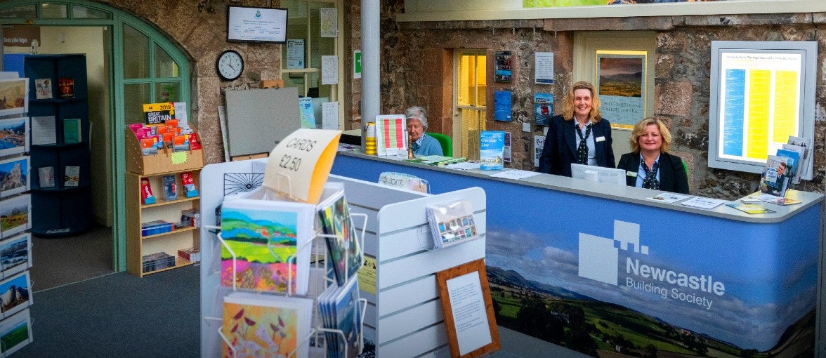 Two colleagues at the Wooler branch