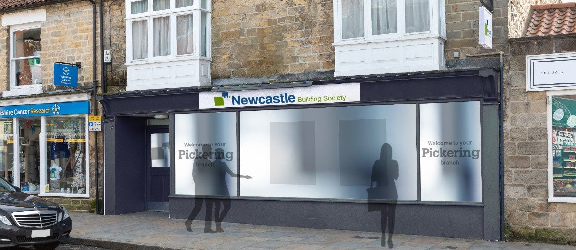 A CGI image of what the exterior of the Newcastle Building Society Pickering branch might look like.