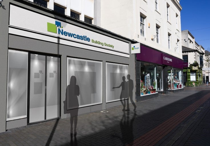 Artist's impression of what the new Newcastle Building Society Middlesbrough branch might look like. 