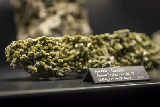 La collezione di minerali di Toni Kiem. Foto Hannes Niederkofler