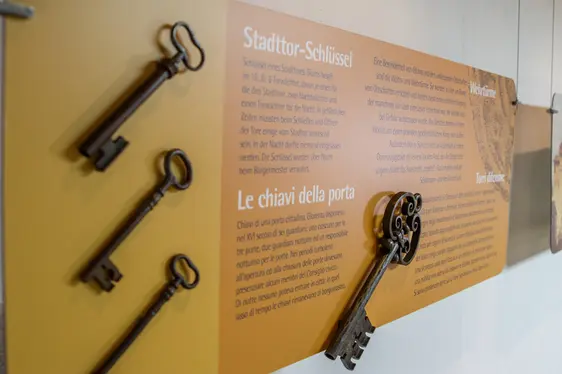 Schludernser Torturm, Dauerausstellung. Foto Glurns Marketing