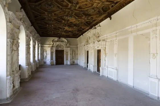 Museo dei castelli dell'Alto Adige Castel Trostburg, interno. Foto Ludwig Thalheimer