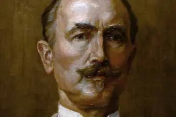 Stadtmuseum Klausen, Alexander Koester, Selbstporträt, Detail. Foto Stadtmuseum Klausen