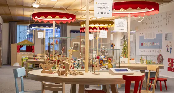 Museum Gherdëina, giocattoli in legno della collezione SEVI. Foto Diego Moroder