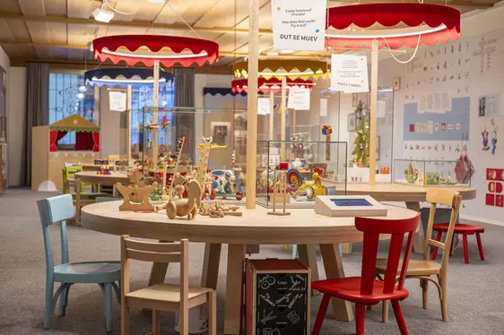 Museum Gherdëina, Holzspielzeuge der Sammlung SEVI. Foto Diego Moroder