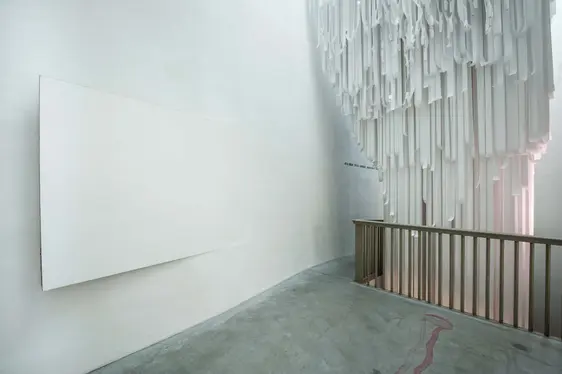 Ausstellung Gianni Pettena. Natürliche Architekturen, kuratiert von Christiane Rekade. Kunst Meran Merano Arte 2017. Foto Ivo Corrà