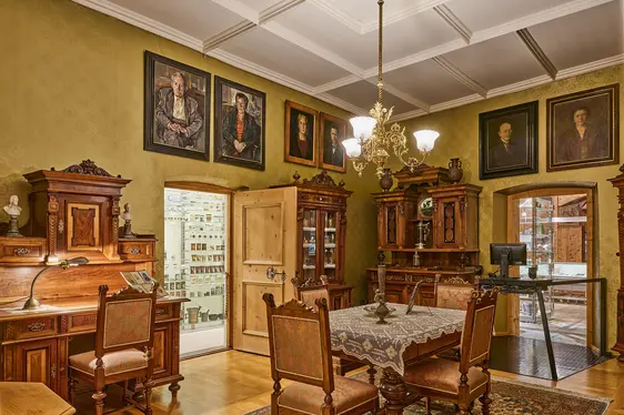 Stanza patronale, Museo della Farmacia Bressanone. Foto Günther Wett