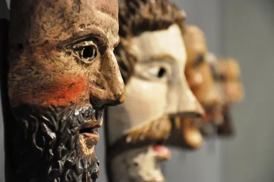 Stadtmuseum Bozen, Masken. Foto Stadtmuseum Bozen