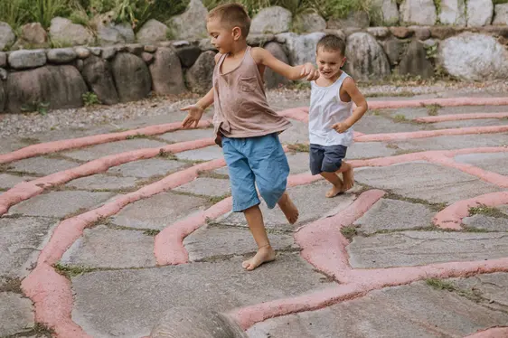 Bodenlabyrinth. Foto Emi Massmer Emotions