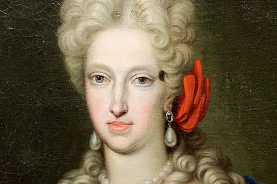 Loretoschatz, Königin Maria Anna von Spanien (1667-1740), französischer Maler, Ende des 17. Jh. Foto Stadtmuseum Klausen
