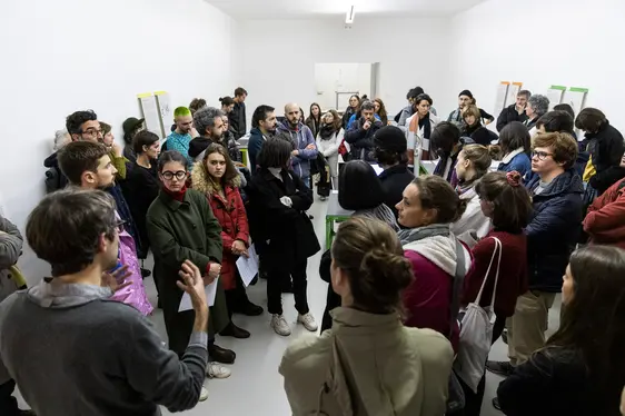 Inaugurazione mostra di Lorenzo Pezzani © ar/ge kunst, Foto Tiberio Sorvillo, 2019