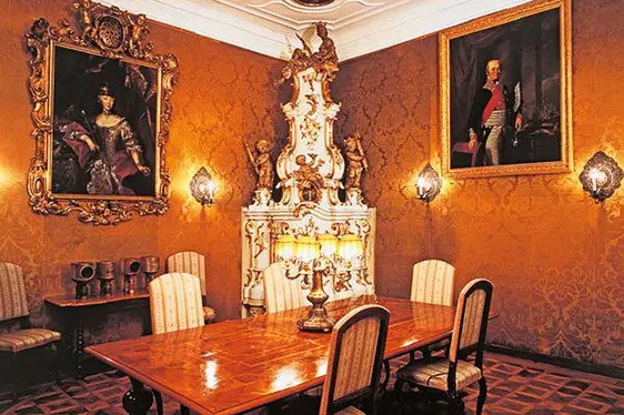 Merkantilmuseum, Kanzlerzimmer. Foto Merkantilmuseum