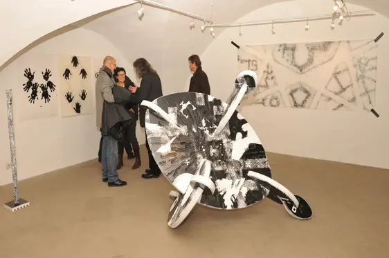 Kunstforum Unterland, opere di Markus Delago. Foto Kunstforum Unterland