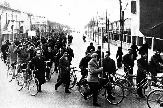 Semirurali-Viertel. Bewohner. Foto Magosso