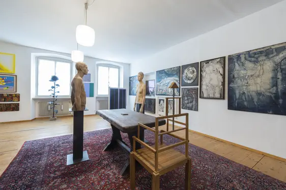 Museo Eccel Kreuzer: la sala detta delle cucitrici. Foto Erich Dapunt