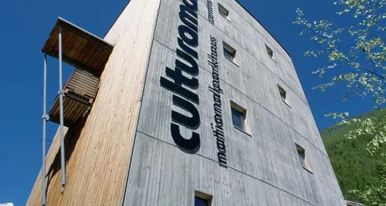 Centro visite culturamartell, esterno. Foto Parco Nazionale dello Stelvio