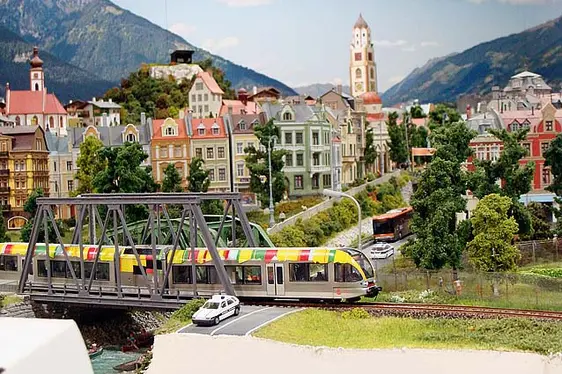 Modello del treno della Val Venosta. Foto Mondo Treno