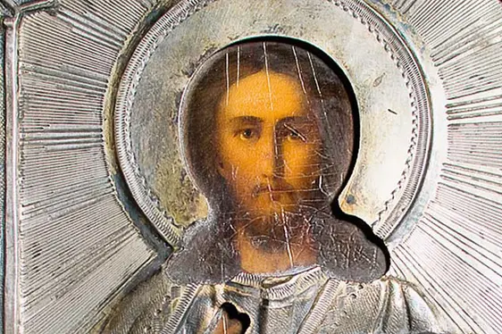 Russische Ikone. Foto Ludwig Thalheimer