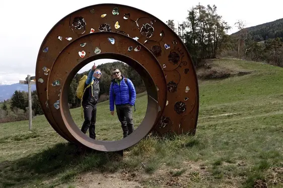 Minnehus: Walther-von-der-Vogelweide Rundweg. Foto Minnehus