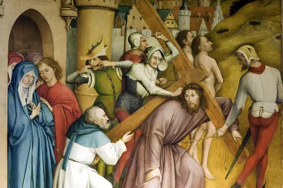 Multscher Museum, gothic altar by Hans Multscher. Foto Ludwig Thalheimer