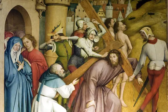 Multscher Museum, gothischer Altar von Hans Multscher. Foto Ludwig Thalheimer