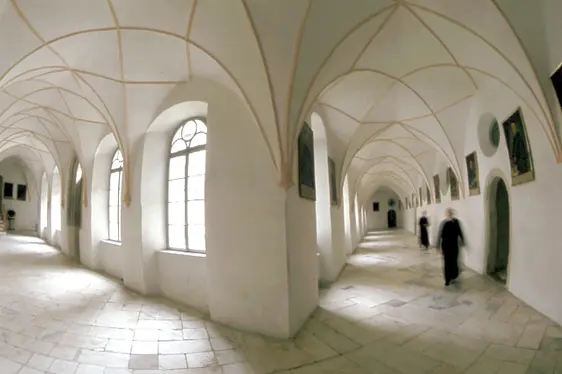 Abbazia di Marienberg, chiostro. Foto Abbazia di Marienberg