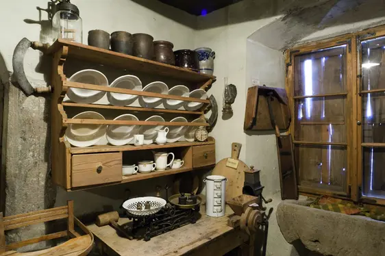 Hoamet Tramin Museum, Innenaufnahme. Foto Hoamet Tramin Museum