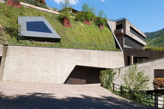 Antonio Dalle Nogare Stiftung, Außenansicht, Ph. Jürgen Eheim Fotostudio