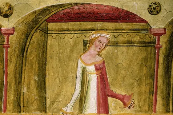 Schloss Runkelstein, Fresko. Foto Stiftung Bozner Schlösser