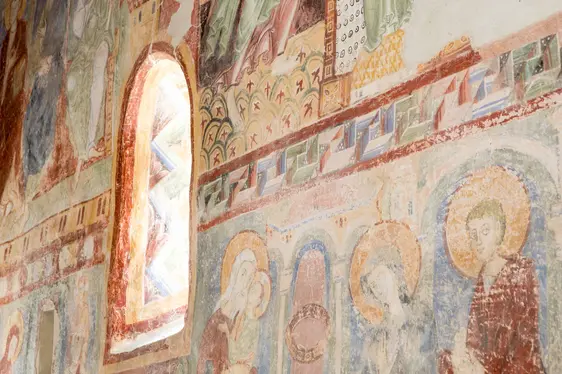 Castel d'Appiano, cappella, affreschi. Foto Appiano Turismo/Angelika Schwarz
